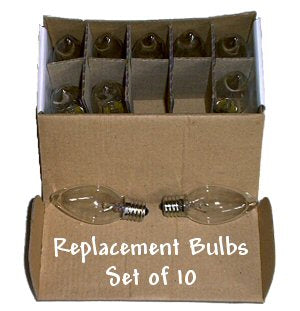 Luminaria Replacement Bulbs (Set of 10)
