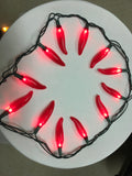 Red Chili Pepper Light Covers on string